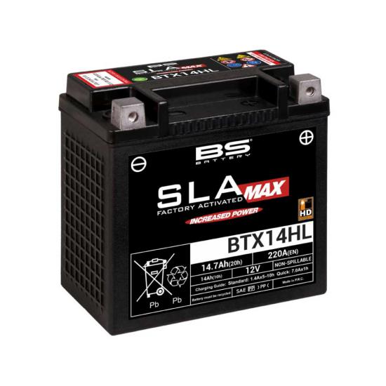 BS BTX14HL SLA MAX Tam Kapalı 14 Amper Akü