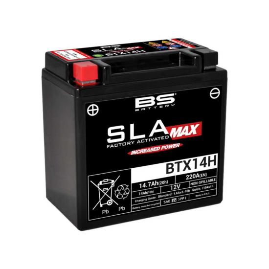 BS BTX14H SLA MAX Tam Kapalı 12 Amper Akü
