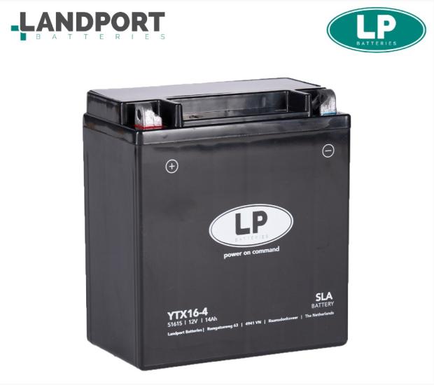 LP YTX16 SLA Tam Kapalı 14 Amper Akü