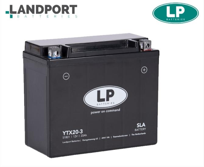 LP YTX20CH SLA Tam Kapalı 18 Amper Akü